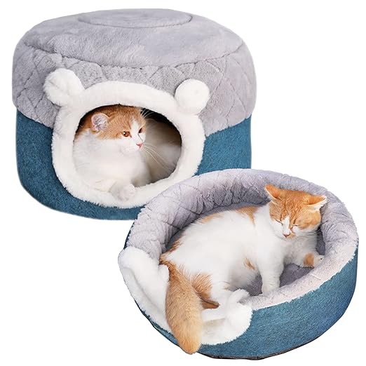 Fluffy Cat Bed House