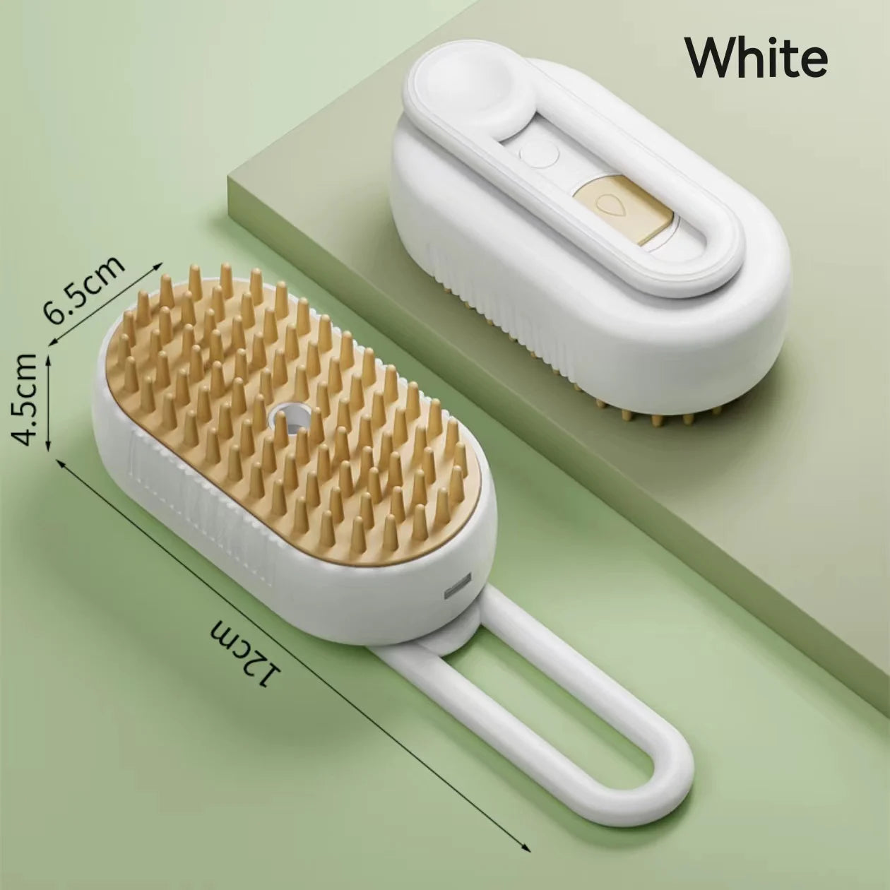 3-in-1 Electric Pet Hair Brush: Dog & Cat Grooming with Steam Spray & Massage