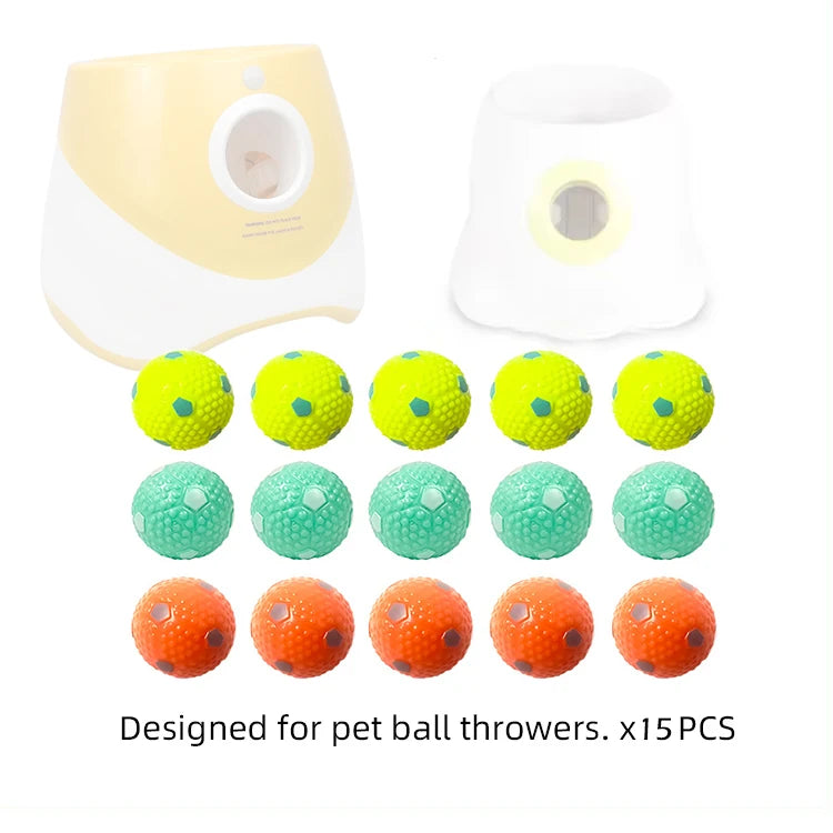 12 Dog Tennis Balls for Fetch: 2-inch, Elastic, for Small/Medium Dogs