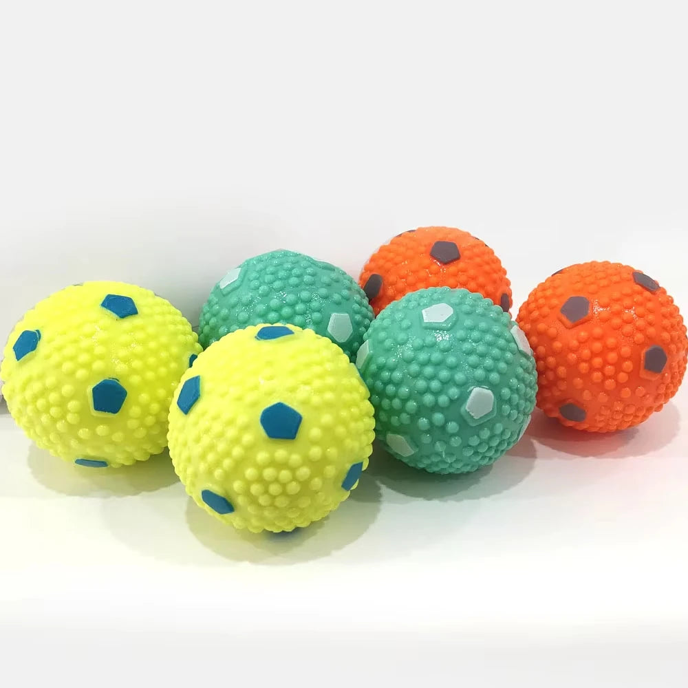 12 Dog Tennis Balls for Fetch: 2-inch, Elastic, for Small/Medium Dogs