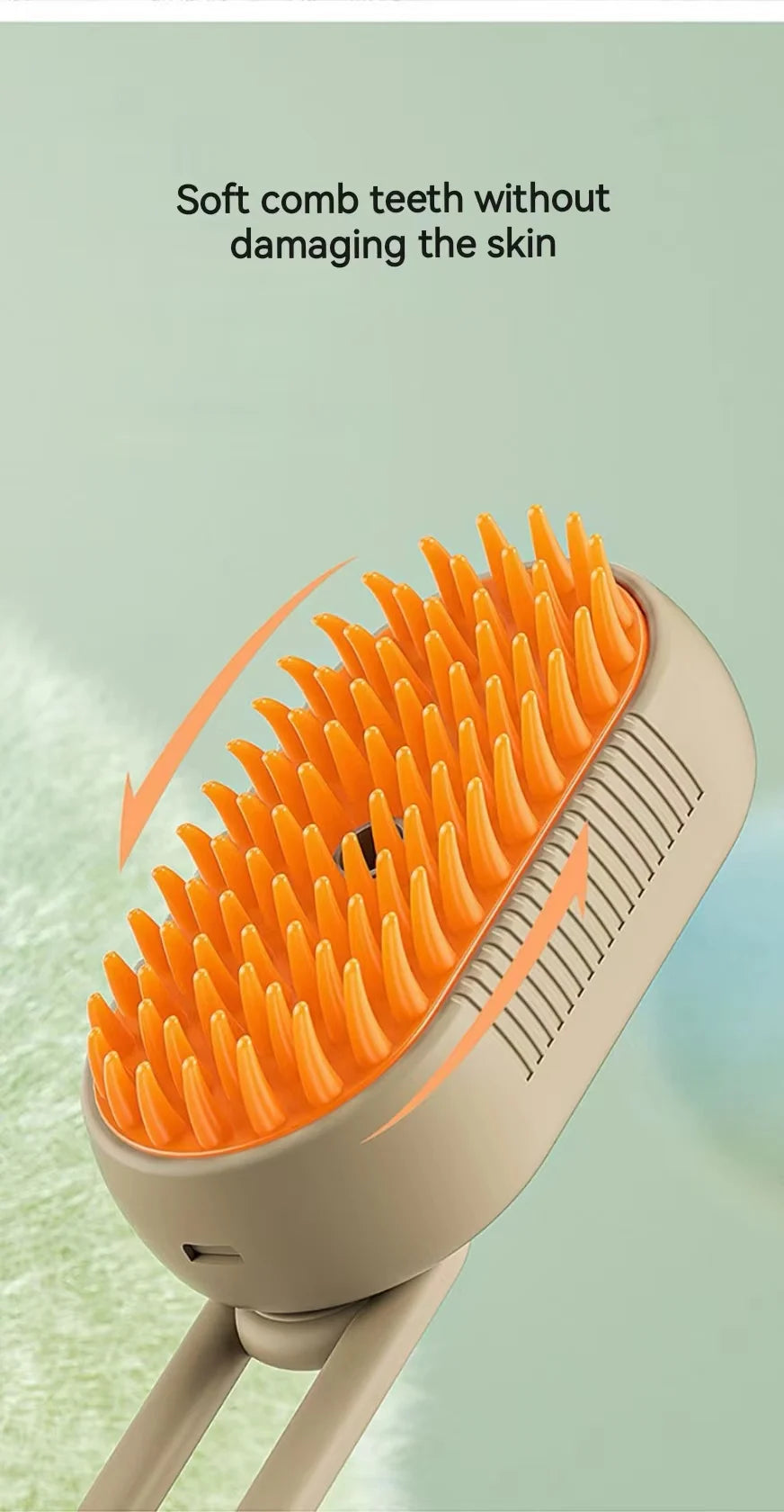 3-in-1 Electric Pet Hair Brush: Dog & Cat Grooming with Steam Spray & Massage